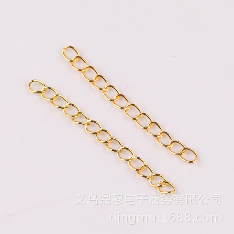 Accesorios de joyería Cadena de material Cadena de cola de 5cm Cadena de ajuste Cadena de extensión Collar Cadena de extensión Cadena de cola de 7cm Cadena de extensión Collar Exalargo