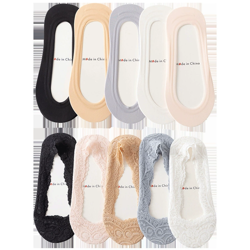 Silk ultra thin summer non-slip cute invisible socks