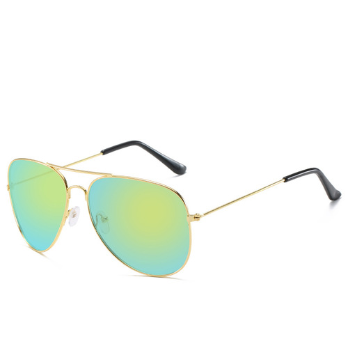 Factory Direct Sales 3026 Classic Sunglasses Unisex Driver Metal Toad Mirror Color Film Fashion Sunglasses
