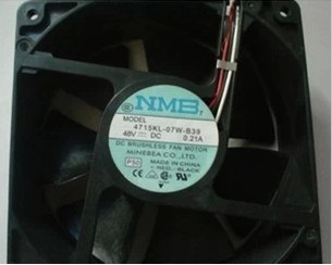 直销日本NMB美培亚风扇 4715KL-07W-B39 12038 48V风扇工业变频