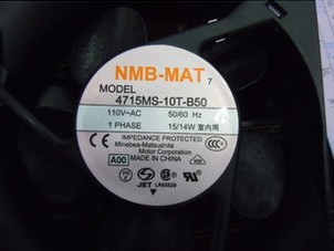 日本NMB美培亚风扇 4715MS-10T-B50 12038 110V交流风机工业变频