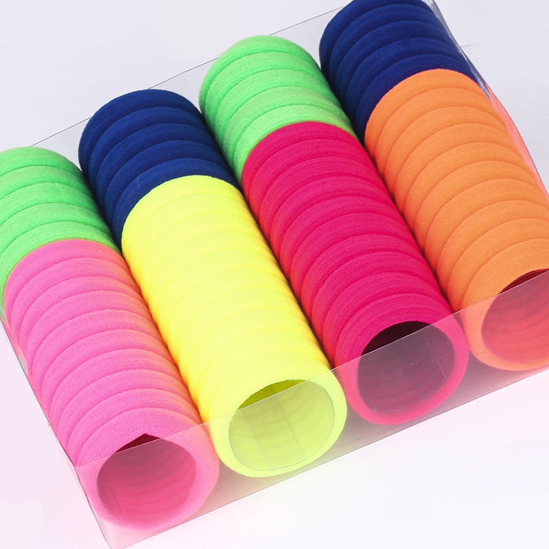 Estilo coreano accesorios para el cabello gran tamaño mediano Pequeño anillo de toalla alta elástica grande grueso anillo de pelo sin costura