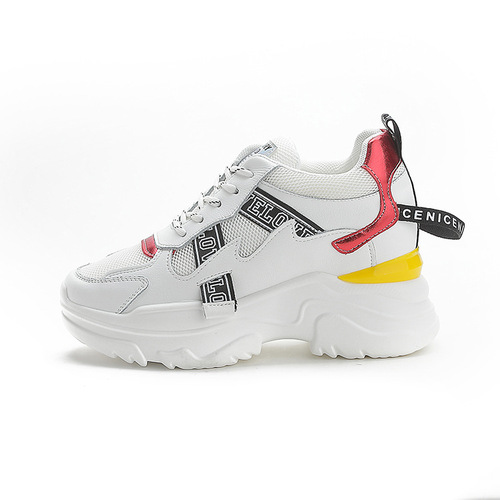 Trendy Sunday Dad Shoes  Spring and Autumn Women's Shoes New Internet Celebrity Sports and Casual Shoes Thick Sole Heightening Xiaobai
