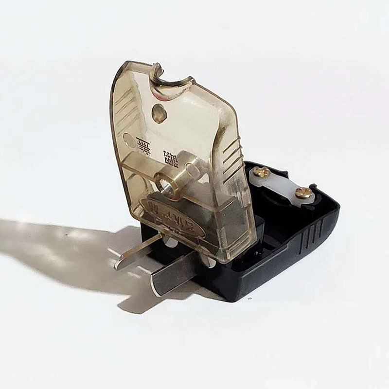 翻盖固定式二级插头家用工业两脚插头大功率插头两项接线电源插头