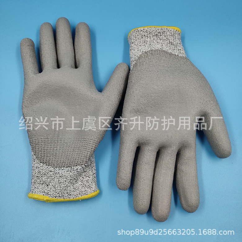 5级防割刀割防切割防护防滑耐磨PU浸胶环保手套户外家用工厂采摘