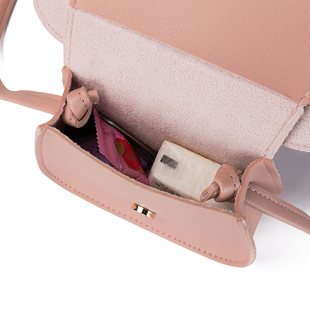 Fabricante al por mayor versión coreana del bolso pequeño del lazo lindo de los niños del estilo ins para niñas mini bolso de mensajero de dibujos animados creativo