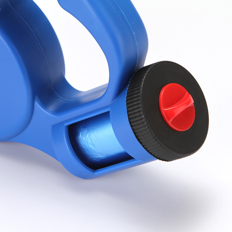 Correa para mascotas perro con cuerda de tracción telescópica automática ligera tres-en-un tractor automático cuerda para caminar para perros al aire libre