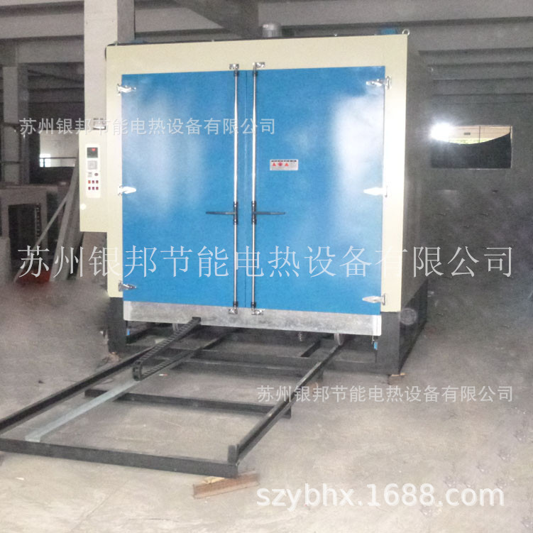 自驱动电加热鼓风干燥箱|承重型电驱动台车烘箱|双开门烘烤箱
