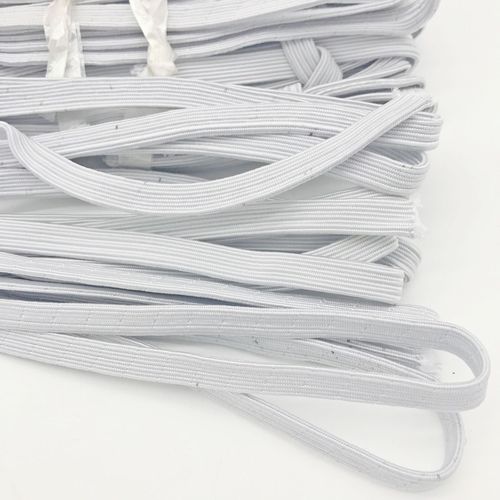 White flat elastic narrow flat elastic band sleeve elastic band high elastic elastic band two yuan store source
