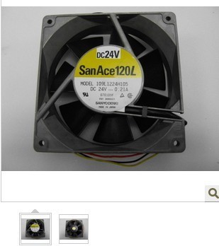 山洋风机 SANYO风机 109L1224H105 散热风机 铝框直流风机工业