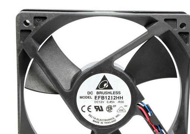 台达 EFB1212HH FOO ROO 12025 12cm 大风量双滚珠机箱风扇工业