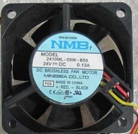 原装NMB6厘米服务器风扇 2410ML-05W-B50 6cm 6025 24V 0.13A