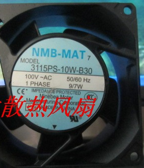 出售原装NMB 3115PS-10W-B30 8038 耐高温散热风扇 100V工业变频