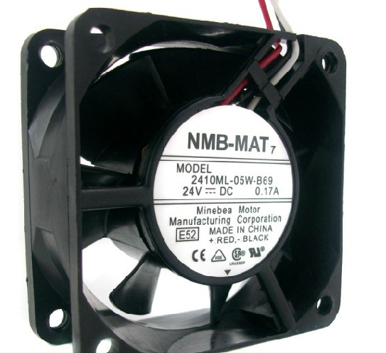 出售NMB 2410ML-05W-B69(停转报警）6025 24V 0.17A 变频器风扇