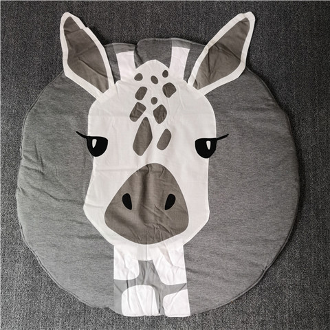 INS Alfombra de animales tridimensionales redondas, manta para gatear para bebés, esterilla para gatear para bebés, 21 tipos de decoración para casitas
