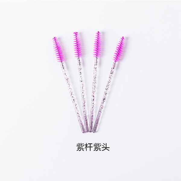disposable nylon handheld curly brush for eyelashes