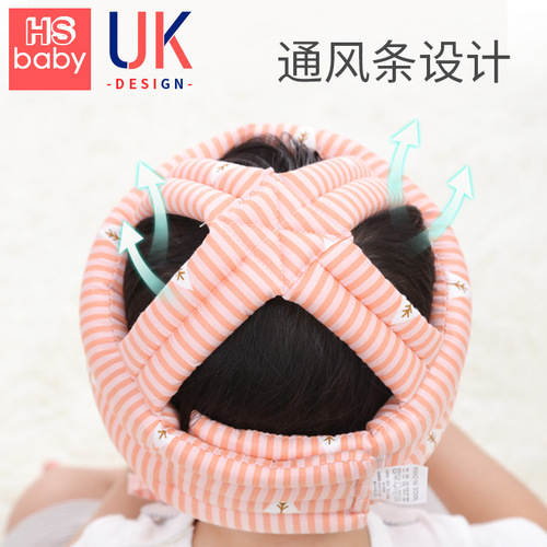 Breathable Baby Anti-Fall Gadget Infant Anti-Fall Head Helmet Head Walking Learning Toddler Learning Step Anti-Collision Protection Pad
