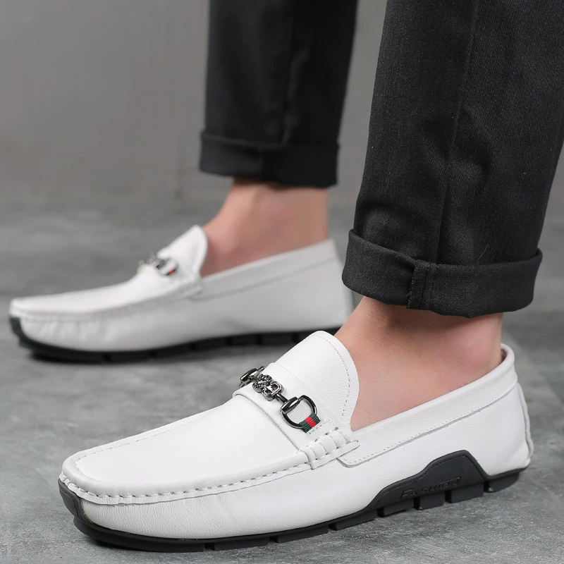 2024 новая мужская обувь дышащая мягкая подошва дикая ленивая обувь