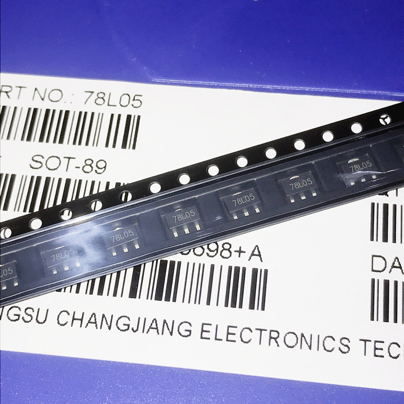 78L05/78L12贴片三端稳压三极管SOT-89封装贴片100MA 5V