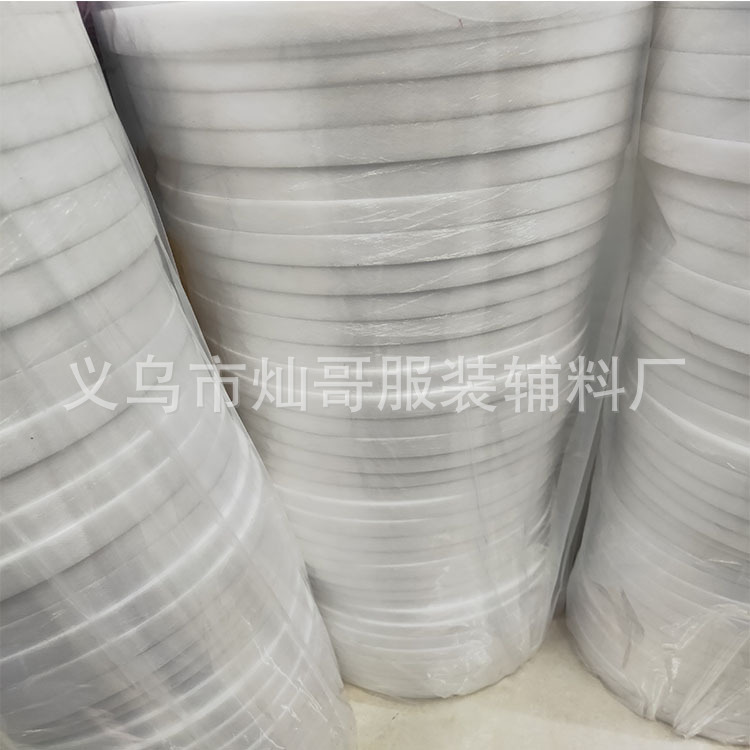 厂家现货30克白色2CM一次性口罩无纺布包边条防护服包边带