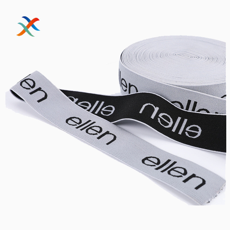 鑫鑫织造印花橡筋提花松紧带 可批发规格提花织带 提花提字松紧带