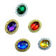 Hot selling metal hollow base color acrylic Diamond costume opera crown head accessories 30*38