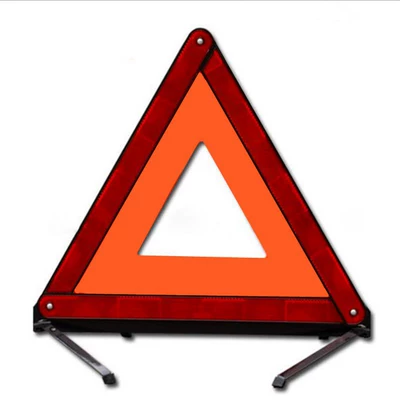 fault dangerous parking reflective | Warning sign