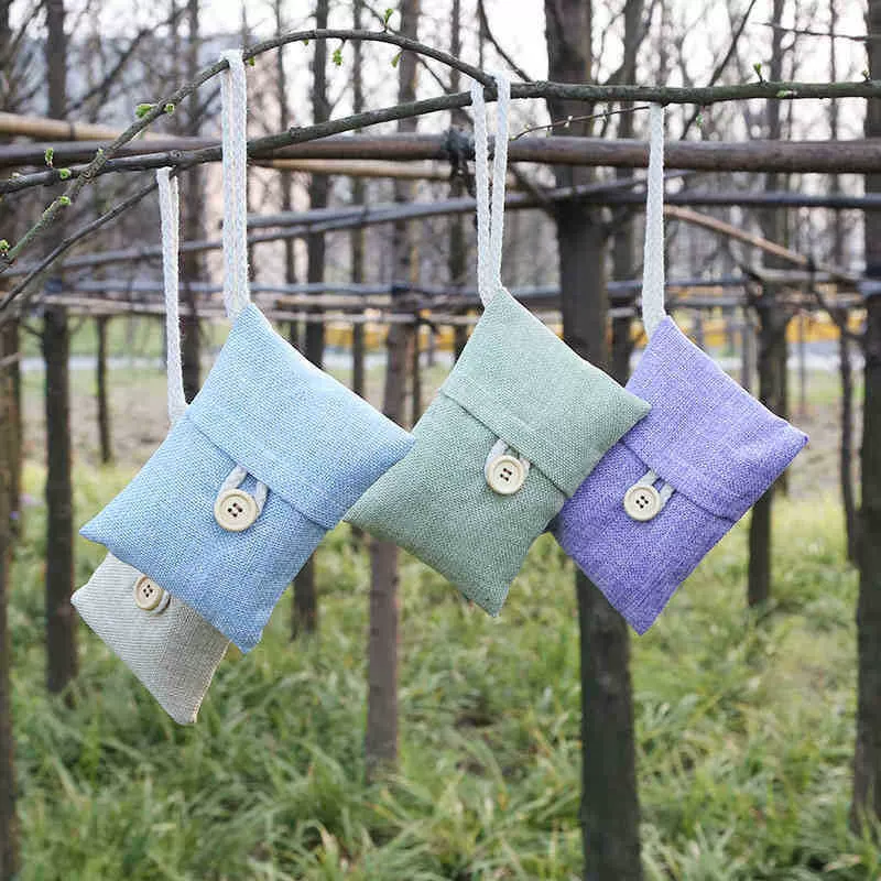 Удаление запаха автомобиля формальдегид углерода мешок 100 г новый автомобиль очистки корейский активированный бамбуковый уголь мешок