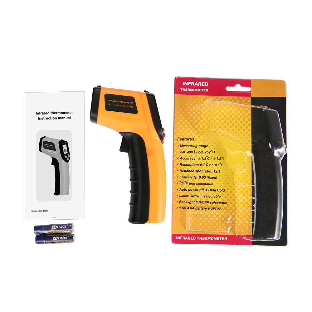 Standard wisdom BENETECH temperature gun Infrared thermometer GM320 industrial electronic thermometer Infrared