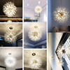 Scandinavian modern creative ceiling lamp for bedroom, lights for living room, clothing, crystal pendant