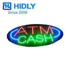 LED sign，悬挂式 简易电子招牌灯箱ATM CASH sign
