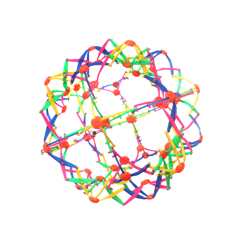 Bola de floración grande bola telescópica bola mágica de mano bola más grande y más pequeña bola dispersa Bola de flores bola creativa juguete para niños