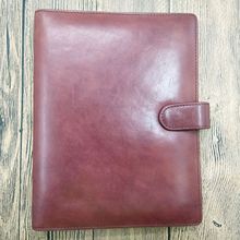 复古头层真皮活页记事本皮套订 制logo厂家a5礼品笔记本册批量做