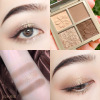 Advanced eye shadow, eyeshadow palette, four colors, high-quality style, earth tones, wide color palette, for every day