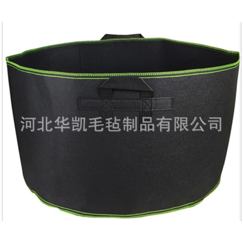 Wholesale and thick felt cloth green beauty bag planting bag…