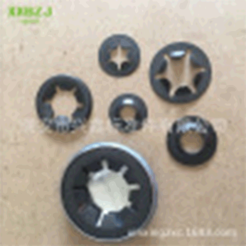 供应批发 盖帽轴承夹 梅花夹平边夹 翻边夹锰钢碳钢 电机用产品