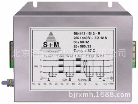 供应TDK Epcos各系列有源无源元件电源滤波器B84143B36R