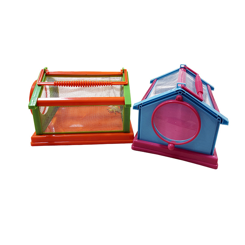 Children's hand -lifted butterfly cage folding insect observation…