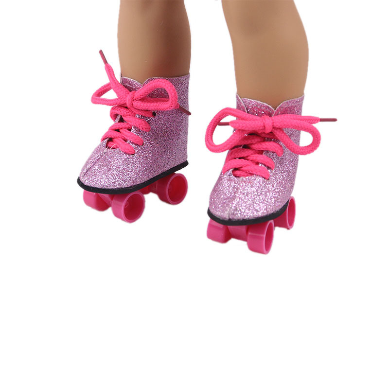 18 pulgadas American Girl muñeca zapatos muñeca cambio patinaje zapatos patinaje American Girl muñeca Accesorios
