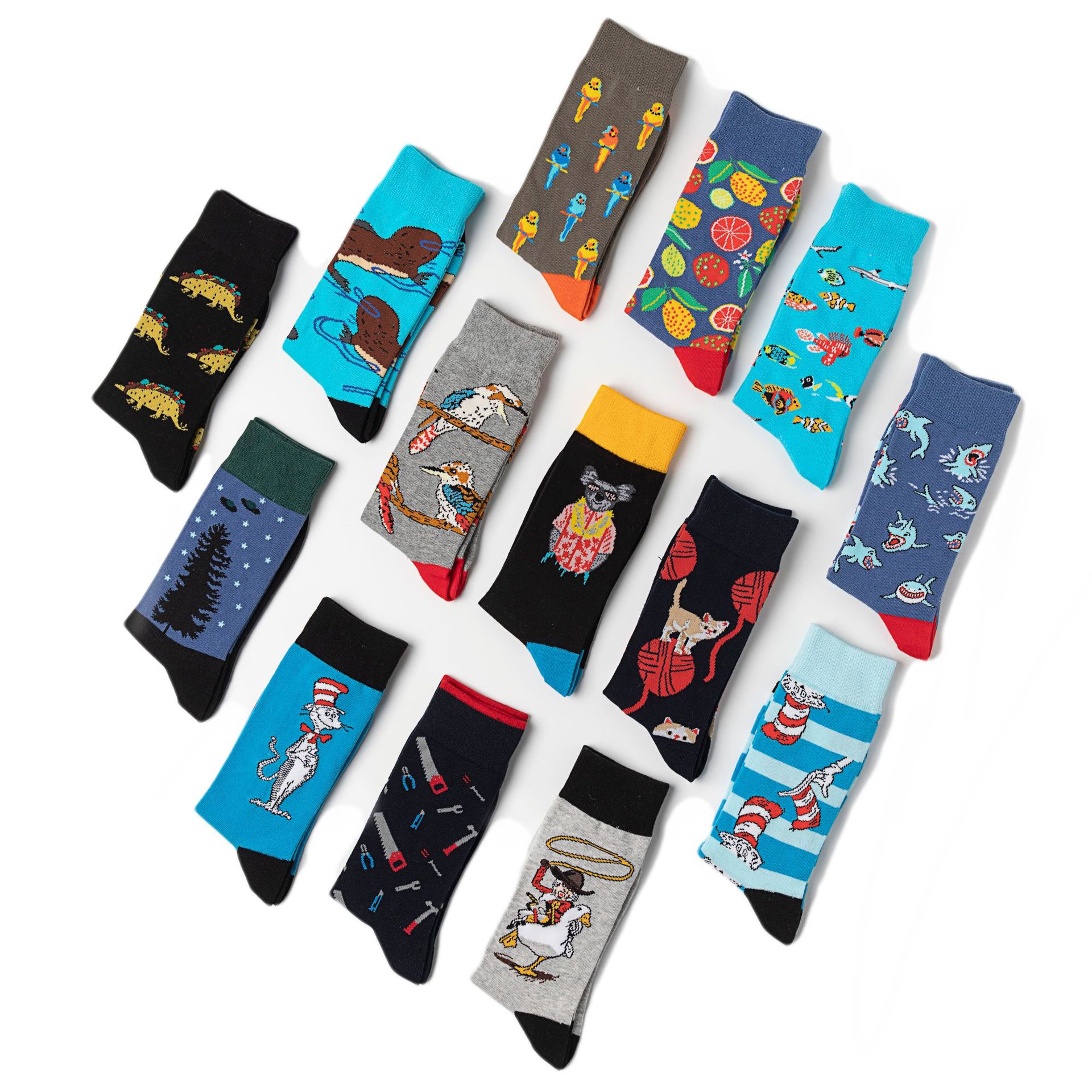 Cartoon Crew Socken Für Damen Und Herren Aus Baumwolle_voghion.com