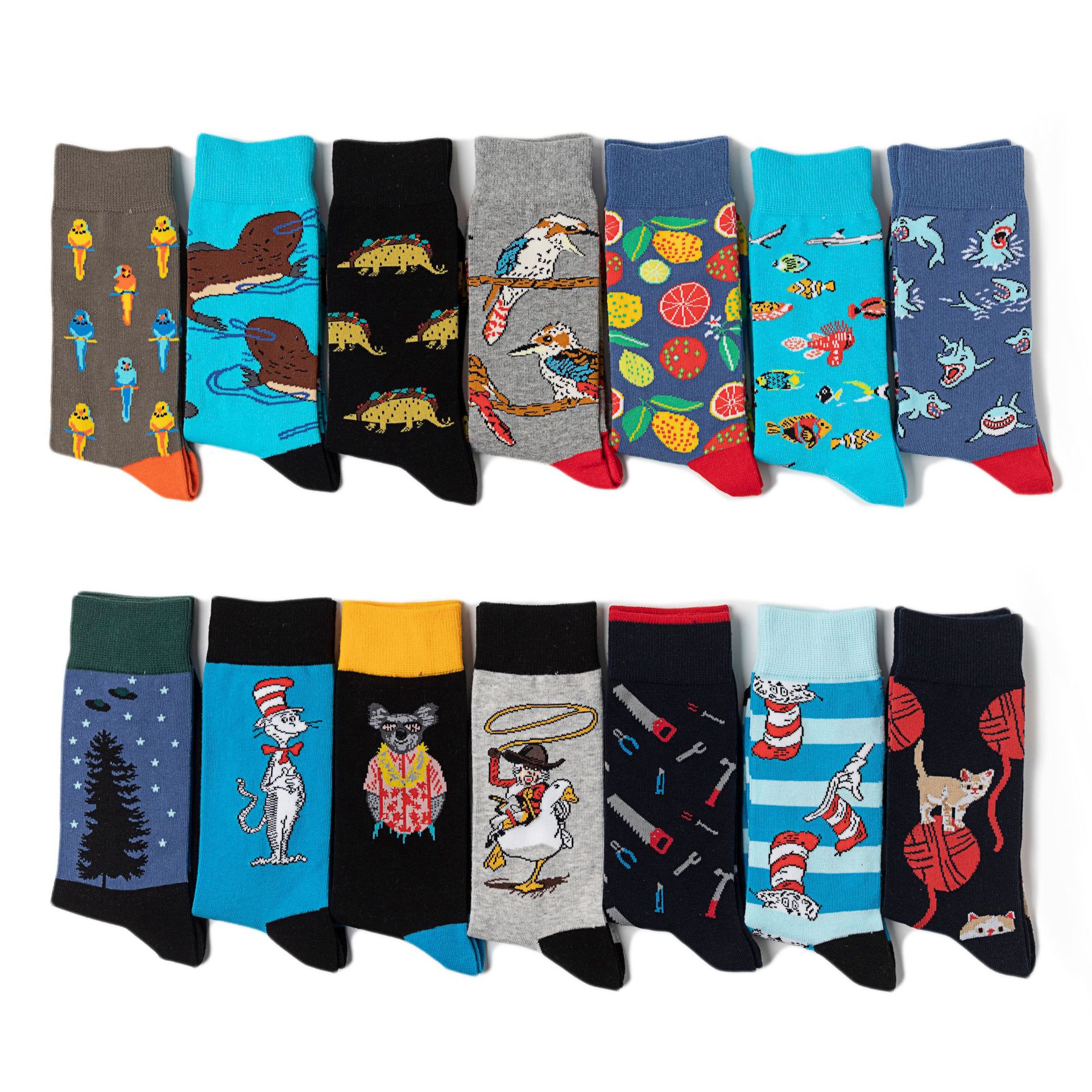 Cartoon Crew Socken Für Damen Und Herren Aus Baumwolle_voghion.com