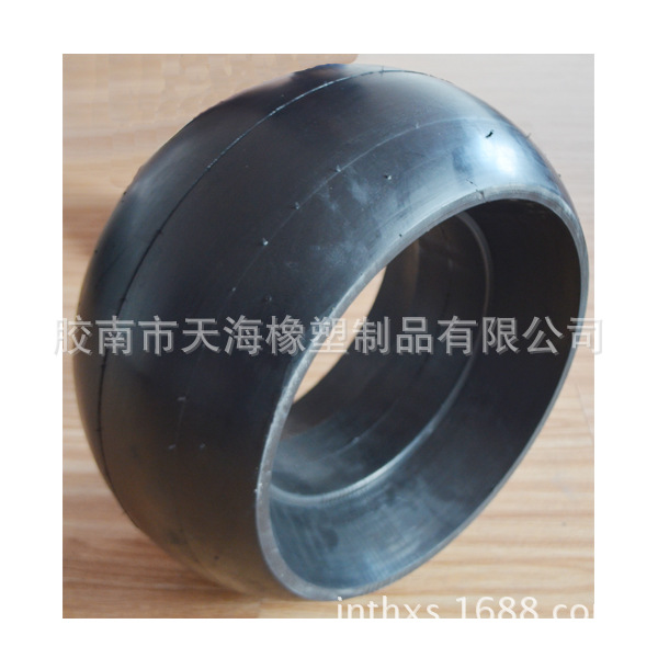 农用蔬菜播种机用的镇压轮子轮胎15"X8”空心半实心橡胶轮胎