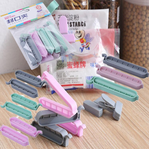 12 pack sealing clip bag clip food sealing sealing clip snack food clip sealing bag sealing clip manufacturer