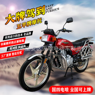 Новый национальный четырех EFI Guangzhou Wuyang Brand Five Sheep Models 150C Двух -провинция мотоцикла Юшан может ездить и карточка.