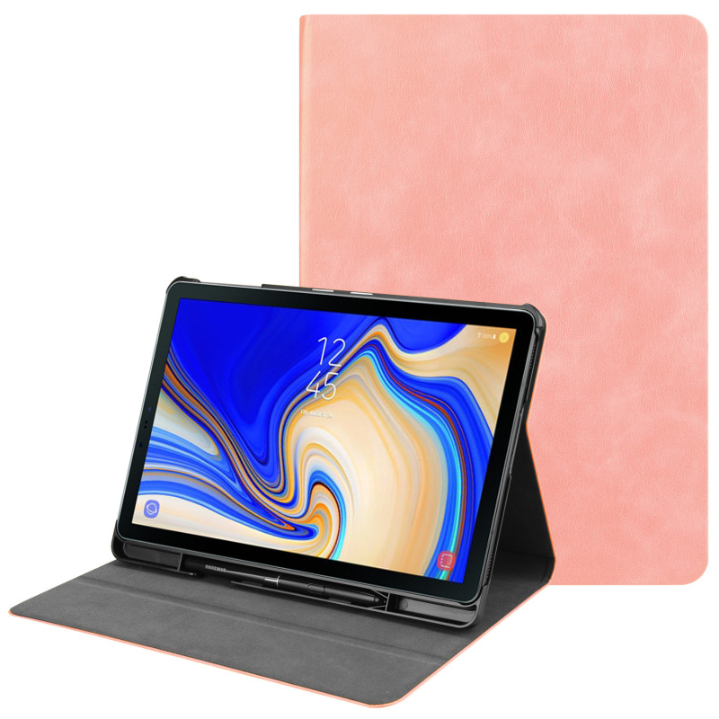 Suitable for Samsung Tab S4 10.5 T830 flat with Pen slot protective cover T835 leather leather case