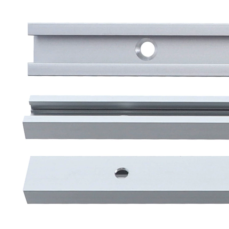 T‑shaped T‑slot sliding stop rail, woodworking limited guide, 300–1220 mm