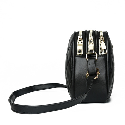  New Shoulder Bag Women's Shoulder Bag Student Crossbody Simple Casual Korean Version Versatile Retro Small Bag Mobile Phone