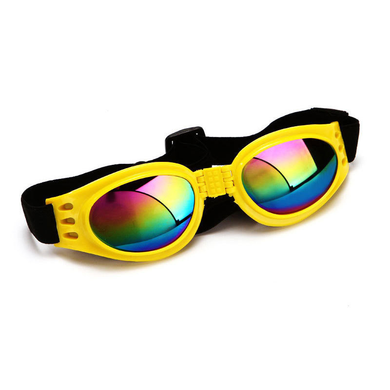 Venta caliente transfronteriza gafas para mascotas gafas de sol plegables para perros a prueba de viento gafas anti-DDoS suministros para mascotas
