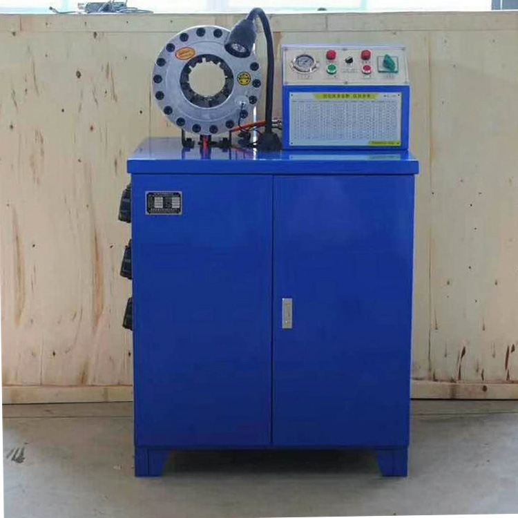 大棚钢管缩管机管件对接缩口机胶管缩管机自动扣压机全自动压管机