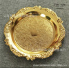 Metal silver -plated mini snack disk snack disk dry fruit plate tried to eat a cup cake disk to display luxury